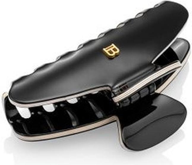 Image du produit Balmain Hair Couture - Barrette moyenne en noir et blanc (Noir et blanc)