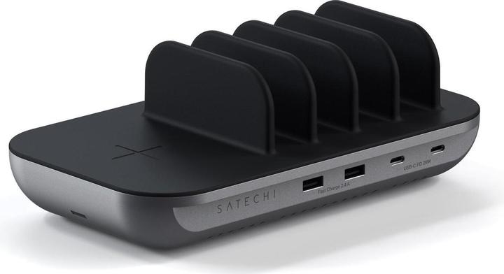 Actual product image Satechi 5 Port MultiDevice Charging Station (20 W)