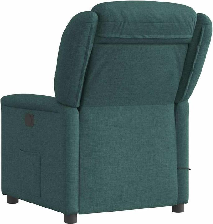 Image du produit vidaXL Fauteuil de massage Vert foncé Tissu Massage Fauteuil TV