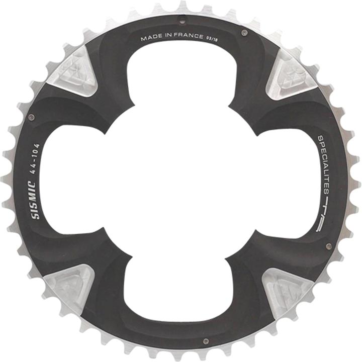 Actual product image Spécialités T.A. Triple chainring for bike 104 external 4 arms Specialties T.A. Sismic (44)