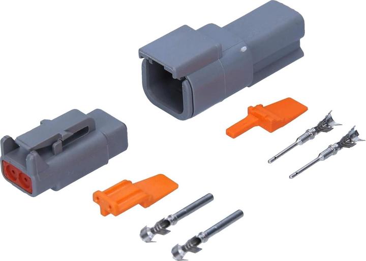 Actual product image Kalitec GERMAN DTM Set 2-pin waterproof automotive industrial plug KALI-1402 0.3-1.3mm² I Original from