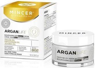 Actual product image Mincer Pharma Argan Life Nourishing Day/Night Cream No.802 50Ml (50 ml, 24h cream)