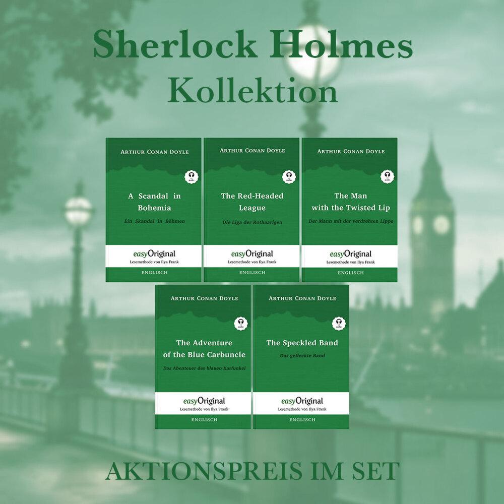 Easy Original Sherlock Holmes Kollektion - Lesemethode von Ilya Frank - Zweisprachige Ausgabe Englisch-Deutsc (Dennis Ki...