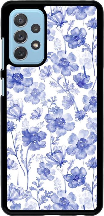 Actual product image PhoneLook Cover Spring 23 watercolor blue flowers (Samsung Galaxy A72)