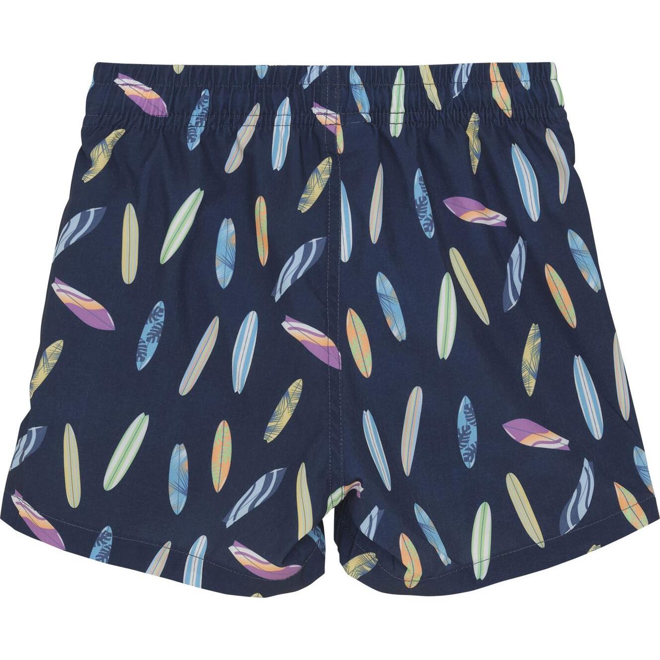 Thumbnail - Color Kids, Unisex, Badehose, Kid's Swim Shorts AOP, Blau, (128)