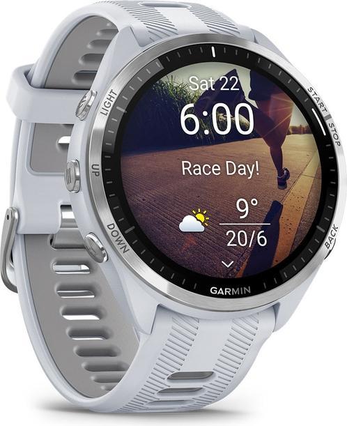 Productafbeelding Garmin Forerunner 965 GPS triatlonhorloge, titanium, zilver/wit (47.20 mm, Alleen WLAN)