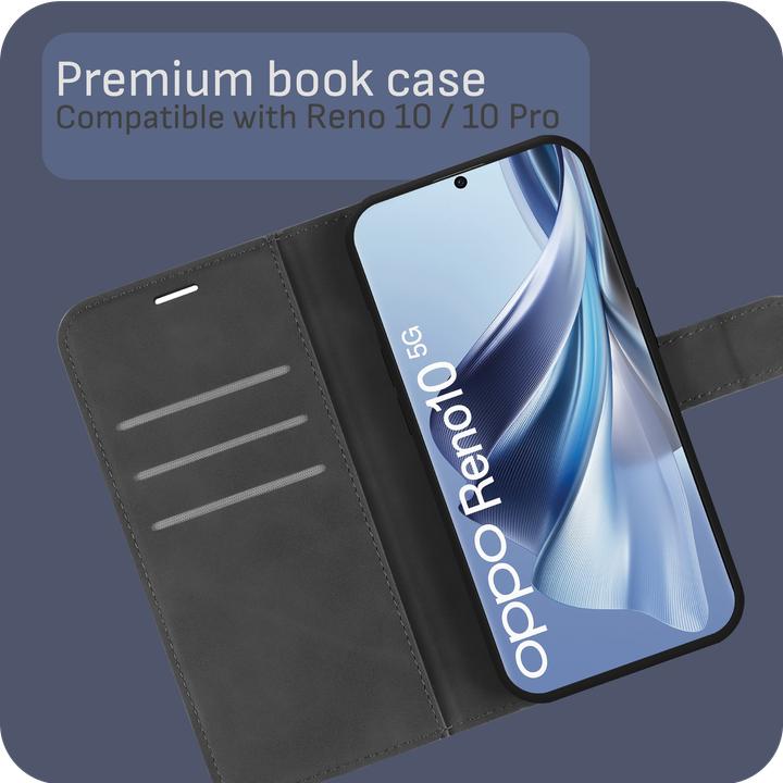 Produktbild Cazy Premium-Geldbörsen-Etui für Oppo Reno10 5G / Reno10 Pro 5G, Magnetisches Geldbörsen-Etui (Oppo Reno 5G)
