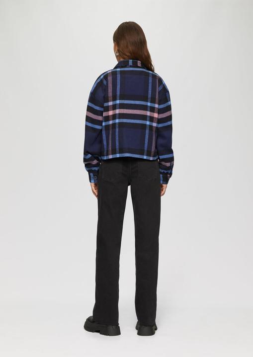 Immagine prodotto s.Oliver Bluse Cropped Overshirt aus Flanell (40)