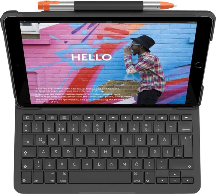 Image du produit Logitech Slim Folio (DE, iPad 2022 (10e génération))