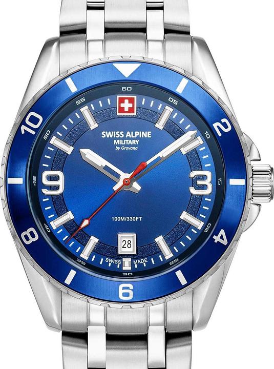Silber/Blau