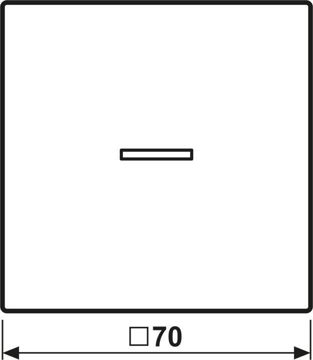 Actual product image JUNG AL10911STRF KNX RF push button
