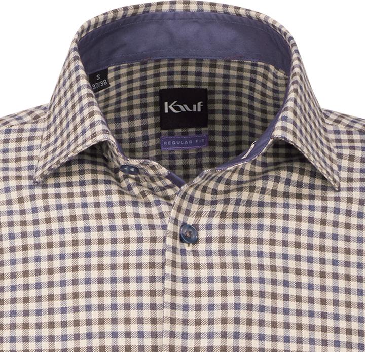 Produktbild Kauf Bari Kent langarm regular fit mit Kontrast (XL)