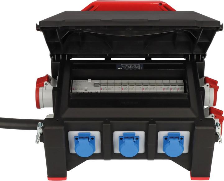 Actual product image Brennenstuhl Professional distributor BSV 5-63A FI (9x, CEE 16/5, CEE 32/5, CEE 63/5, CEE 7/3, CEE 7/4)