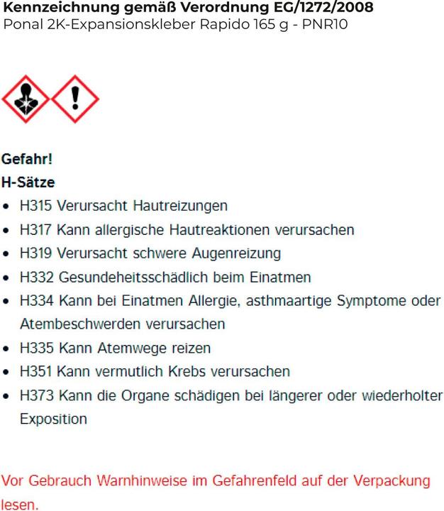 Produktbild Ponal Rapido 165g (221 g)