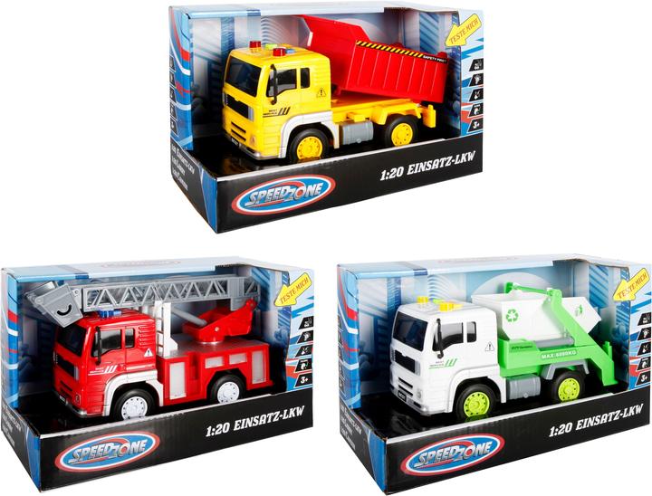 Produktbild Speedzone Einsatz LKW mit Licht und Sound, Friktion