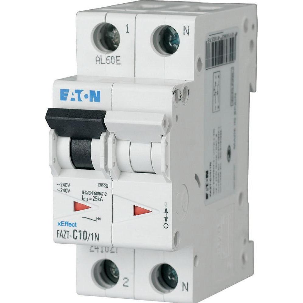 Eaton, Schutzschalter, Leitungsschutzschalter, 25 A, 1p+N, 241044