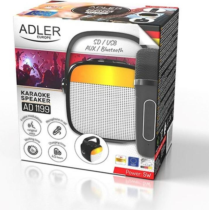 Produktbild Adler Karaoke speaker with microphone (8 h)