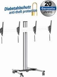 Produktbild myWall Standfuss für zwei Bildschirme 40“ - 55“ (102 - 140 cm), Belastung bis 50 kg pro Bildschirm (50 kg, 40" - 55")