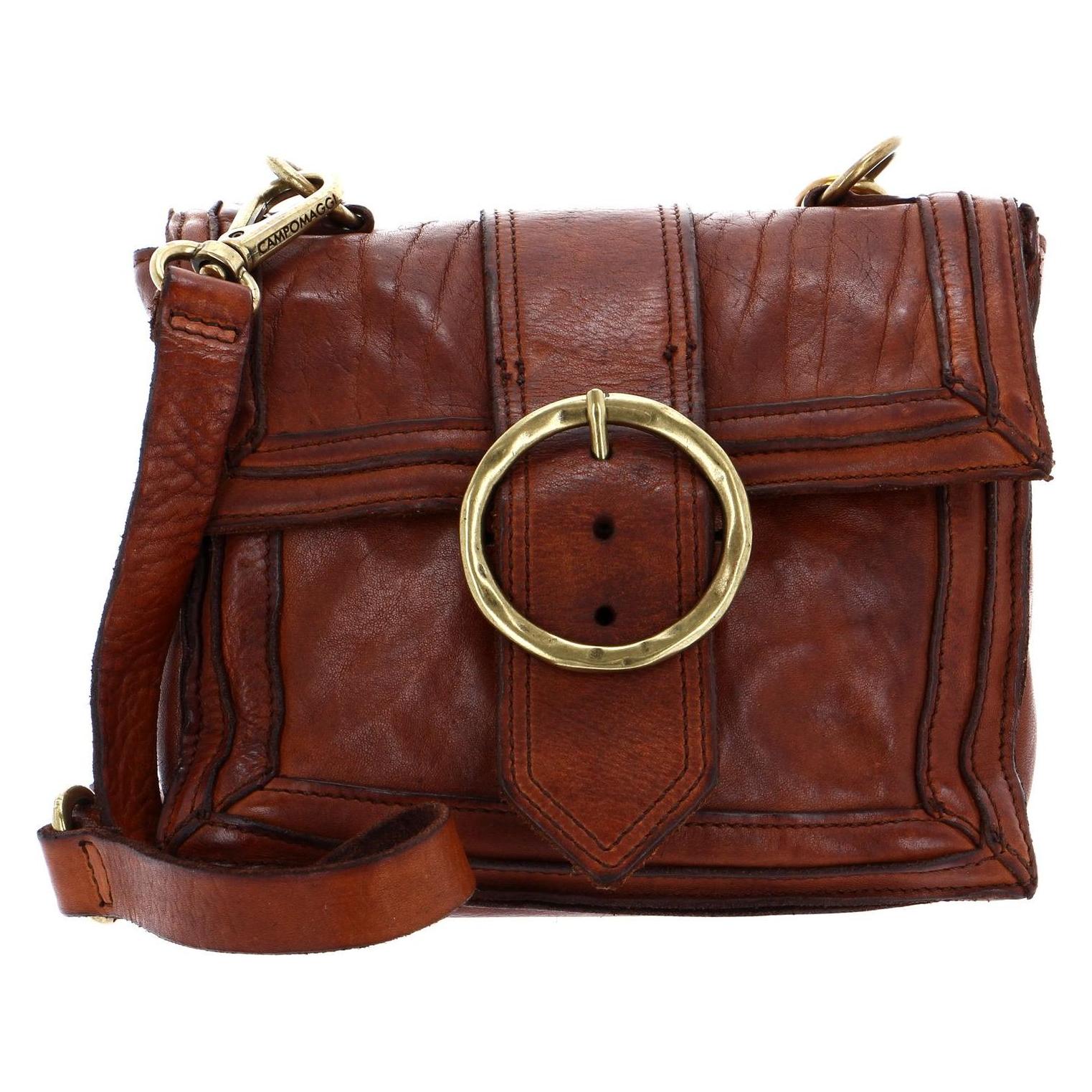 Campomaggi, Damen, Handtasche, Mini Crossbody Bag, Braun