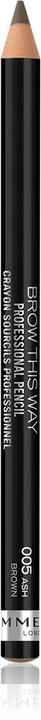 Produktbild Rimmel London Rimmel - Brow This Way Brow Eyebrow Pencil with Brush 005h Brown 0.25g (Ash Brown)
