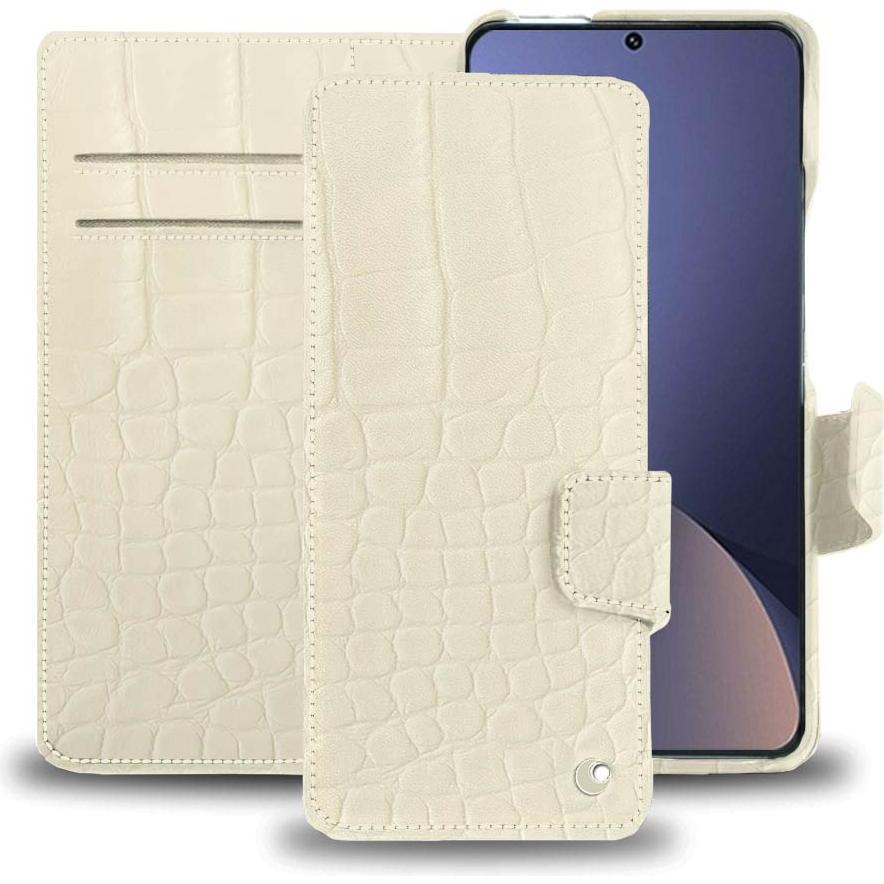 Noreve Lederschutzhülle Xiaomi 12 Pro (Xiaomi 12 Pro), Smartphone Hülle, Weiss