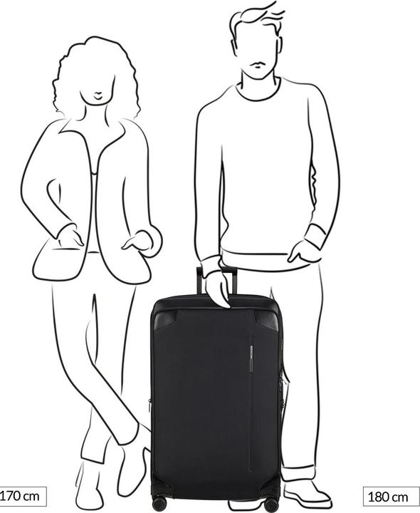 Actual product image Samsonite Splendix Trolley mit 4 Rollen 79cm