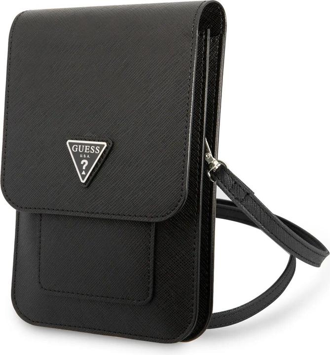 Actual product image Guess Torebka GUWBSATMBK czarny/black Saffiano Triangle