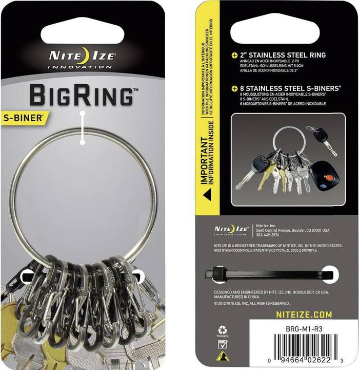 Image du produit Nite Ize Porte-clés avec mousqueton Bi