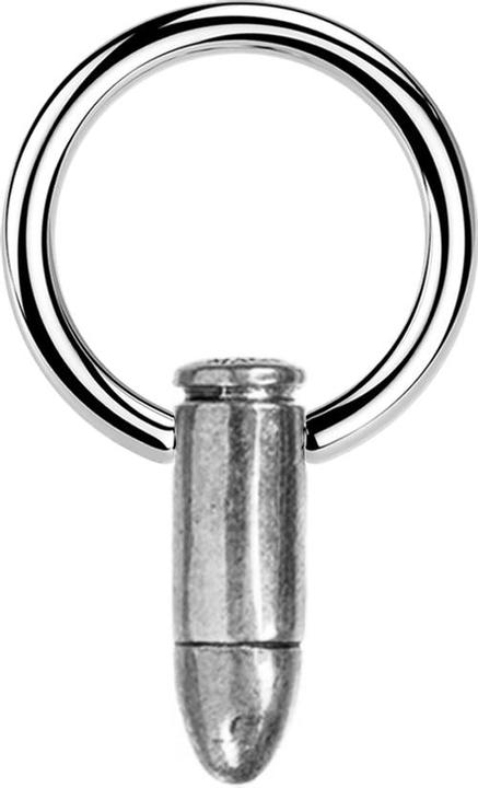 Produktbild Star Piercing Closure Ring silber Patrone silber (Chirurgenstahl 316L, Messing)