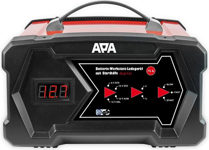 Image du produit APA Chargeur d'atelier numérique (12V, 6V, 12 A)