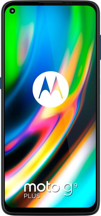 Produktbild Motorola Moto G9 Plus (128 GB, Navy Blue, 6.81", Dual SIM, 4G)