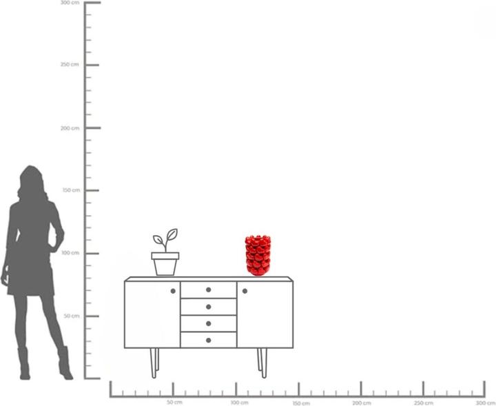 Produktbild Kare Design Vase Hearts 33cm (1x)