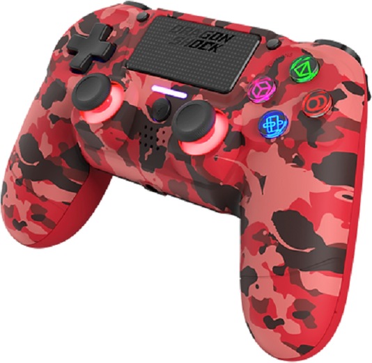 Image du produit DragonShock Controller Miraz Wireless rouge camo PS4 (PS4)