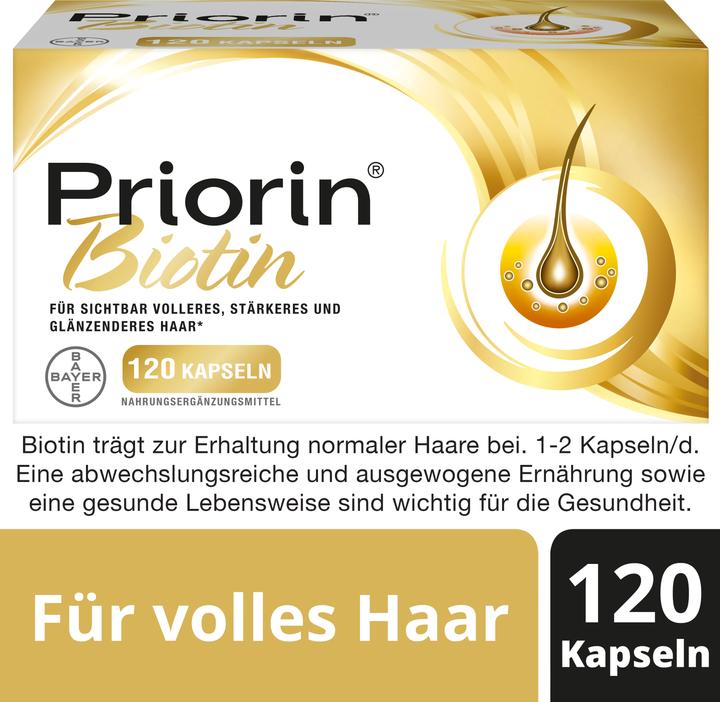 Produktbild Priorin Biotin (120 Stück, Kapseln)
