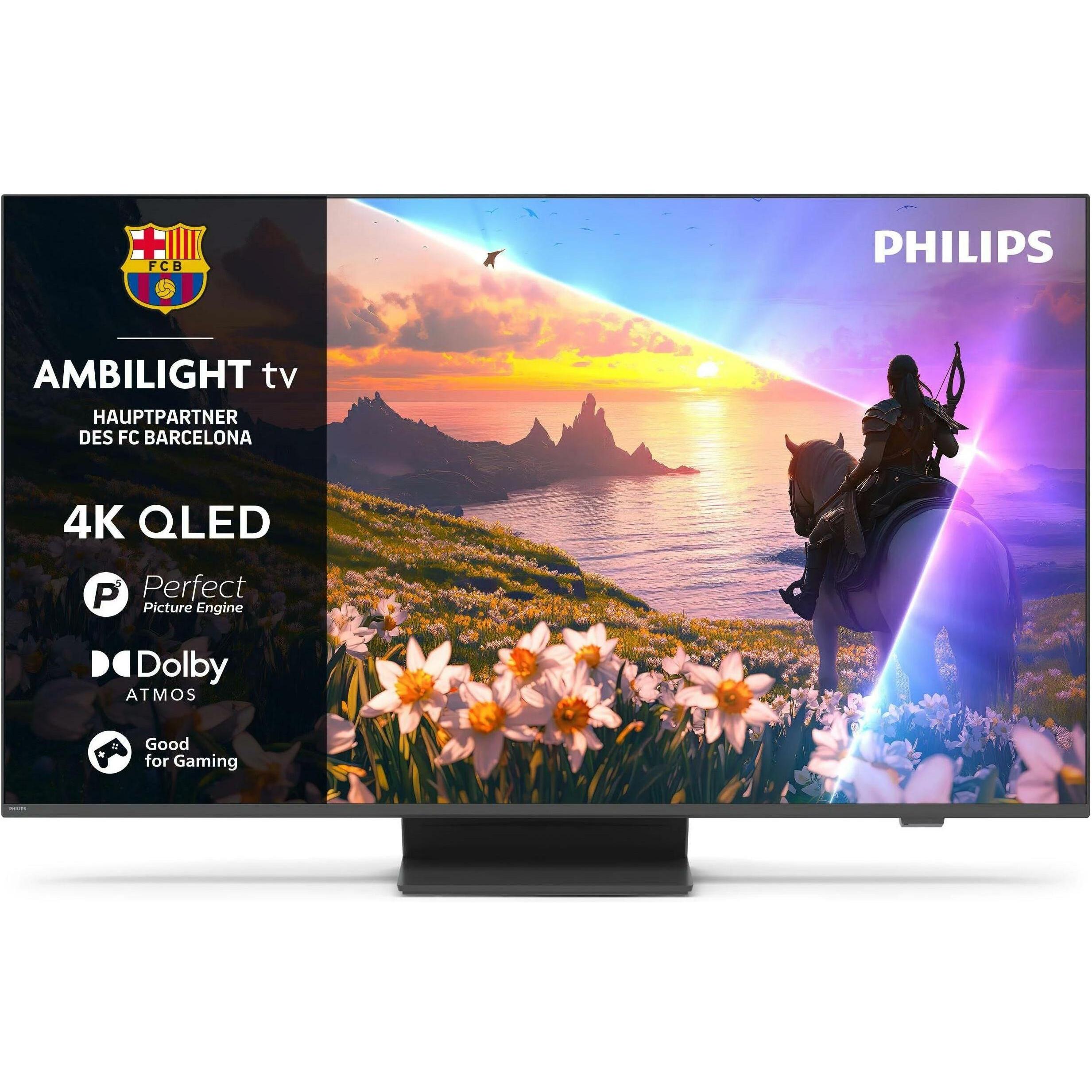 Philips 65PUS8600/12 (65", PUS8600, QLED, 4K, 2025), TV, Schwarz