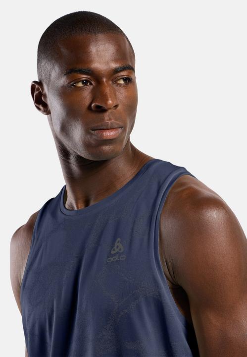 Produktbild Odlo Herren Zeroweight Engineered Chill-Tec Ärmelloses T-Shirt (L)
