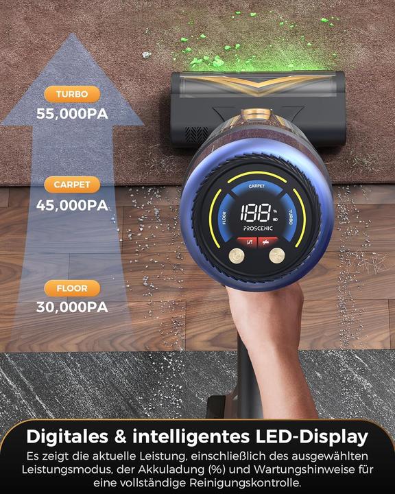 Image du produit Proscenic Aspirapolvere Senza Filo