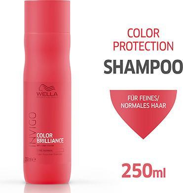 Produktbild Wella Invigo Color Brilliance - Color Protection Shampoo Fine (250 ml, Flüssiges Shampoo)