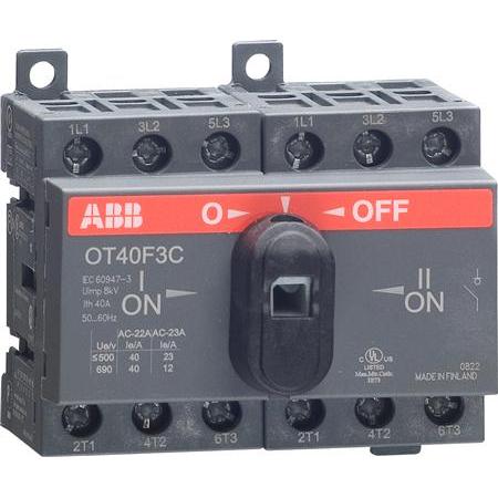 ABB, Systemstromversorgung, OT Umschalter OT 40A Chassismontage IP 20 11kW