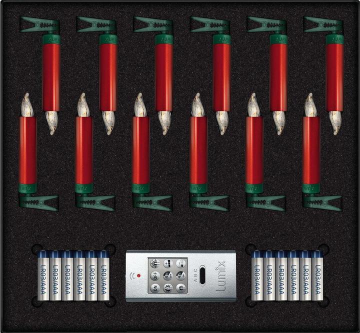 Produktbild Krinner LED Christbaumkerze Superlight Starter-Set (12 x)
