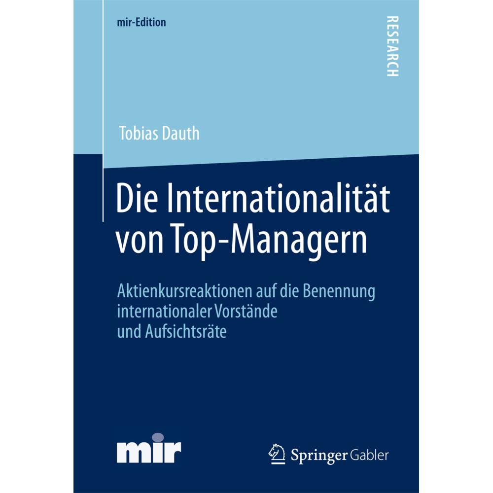Die Internationalität von Top-Managern, Fachbücher