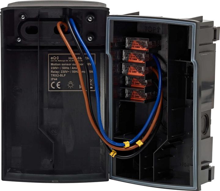 Actual product image EQ-3 Homematic IP motion detector with switch actuator - outdoor anthracite (200 m)