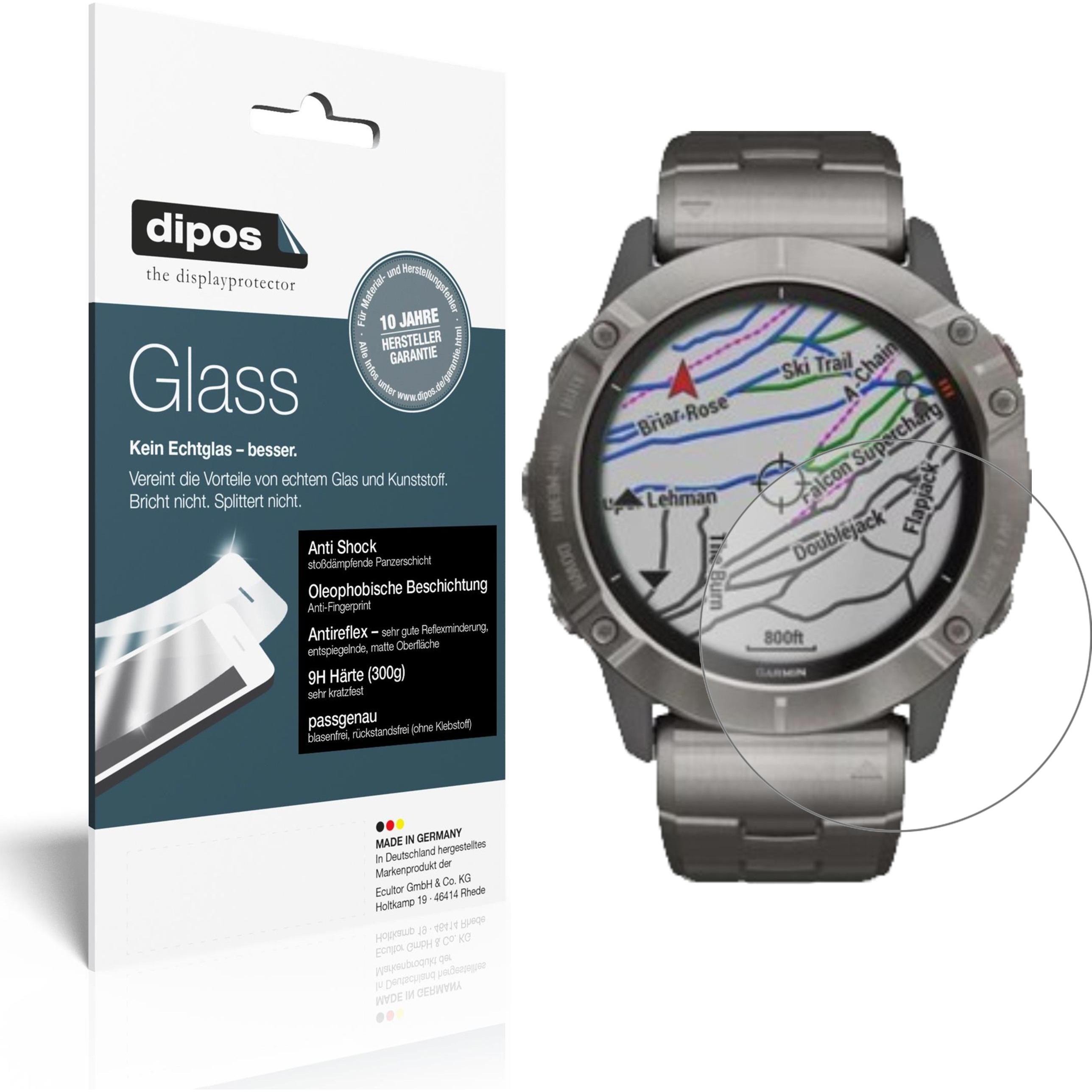 Dipos Displayschutz Anti-Shock, Smartwatch Schutzfolie, Transparent