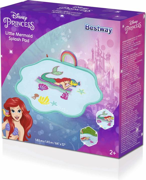 Actual product image Bestway Disney® Little Mermaid water mat 163 x 145 cm