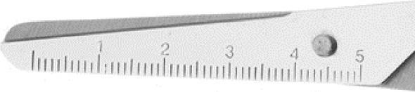 Actual product image Westcott Kids scissors with measure (13 cm)