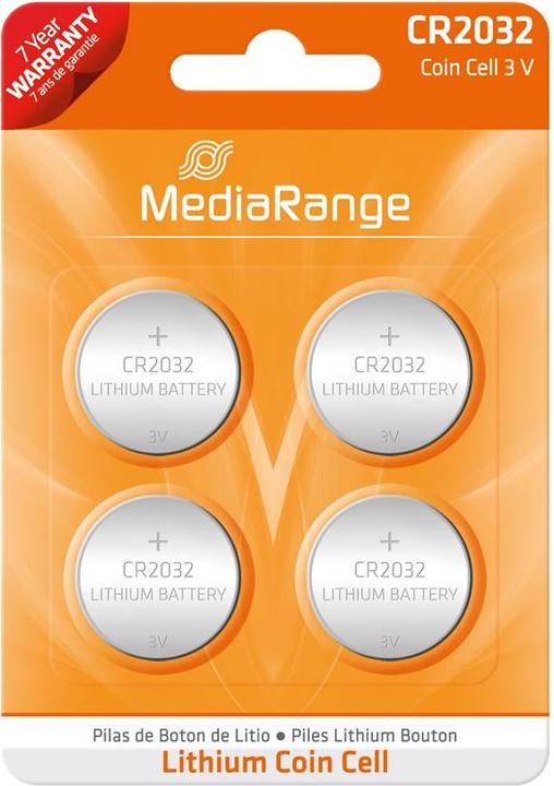Image du produit MediaRange Cr2032 (4 pcs, CR2032, 220 mAh)