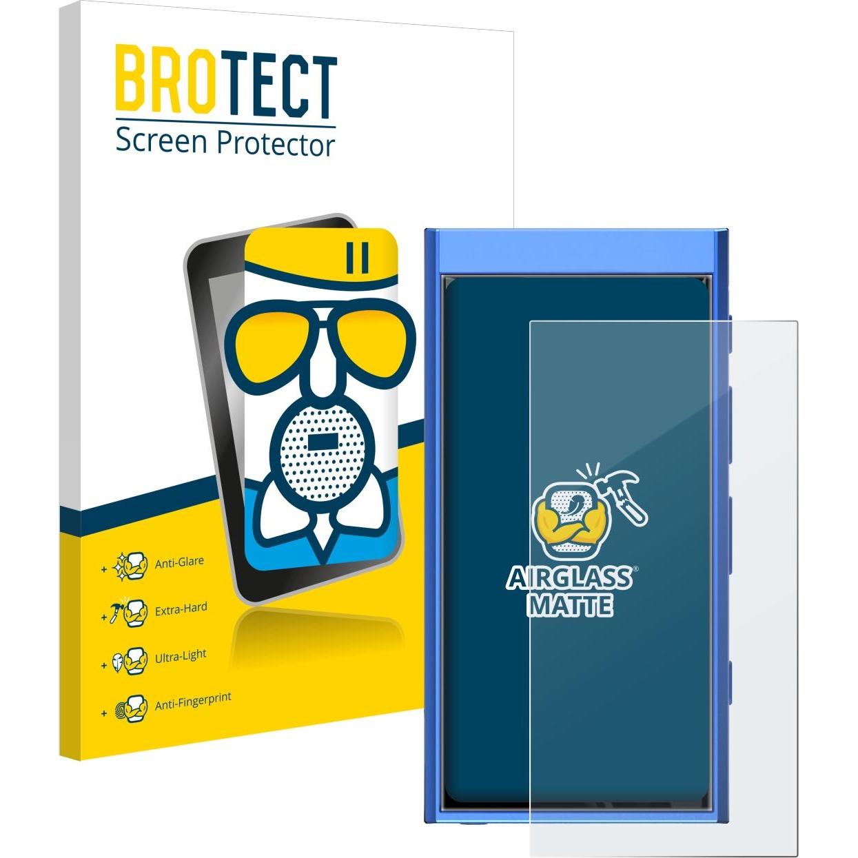 BROTECT Schutzglas Schutzfolie Glas Folie Displayschutz matt, MP3 + Media-Player Zubehör