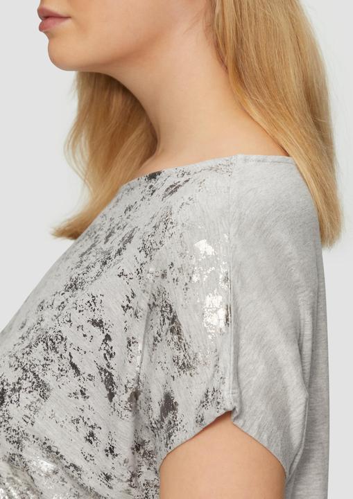 Actual product image S.Oliver T-Shirt T-Shirt mit Glitzer-Frontprint (52)