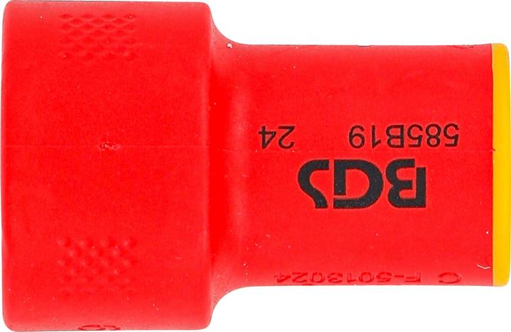 Immagine prodotto BGS VDE-Steckschlüssel-Einsatz Sechskant | Antrieb Innenvierkant 10 mm (3/8") | SW 19 mm (19 mm)