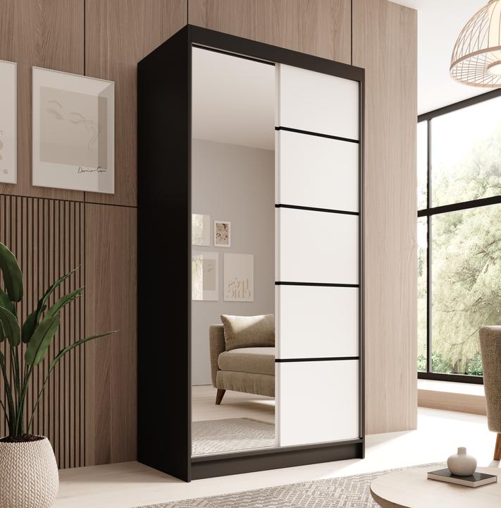 Actual product image ADRK Furniture Laurencja Schwebetürenschrank 100